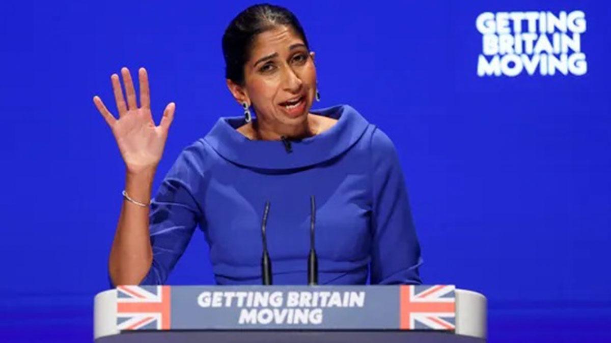 Home secretary Suella Braverman said the largest group of people who overstay in the UK are Indian migrants (Photo: Reuters) Home secretary Suella Braverman said the largest group of people who overstay in the UK are Indian migrants (Photo: Reuters)