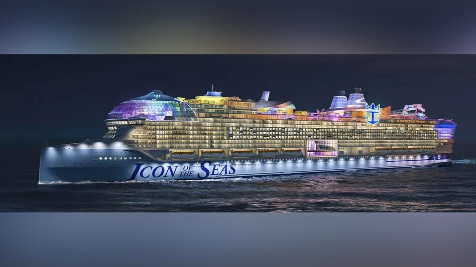The cruise ship will have total 20 decks, and 18 of them will be guest decks. The ship will have 7 pools, 9 whirlpools, 6 record-breaking waterslides. The cruise ship will have total 20 decks, and 18 of them will be guest decks. The ship will have 7 pools, 9 whirlpools, 6 record-breaking waterslides.