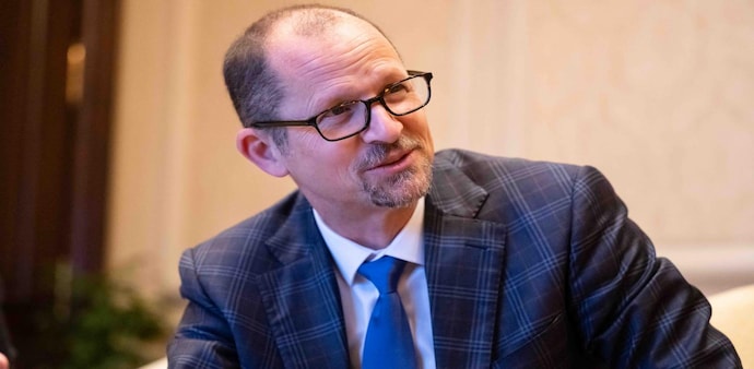 Employers who don’t embrace hybrid will lose talent, says Coursera boss Jeff Maggioncalda (Photo: Hardik Chhabra) Employers who don’t embrace hybrid will lose talent, says Coursera boss Jeff Maggioncalda (Photo: Hardik Chhabra)
