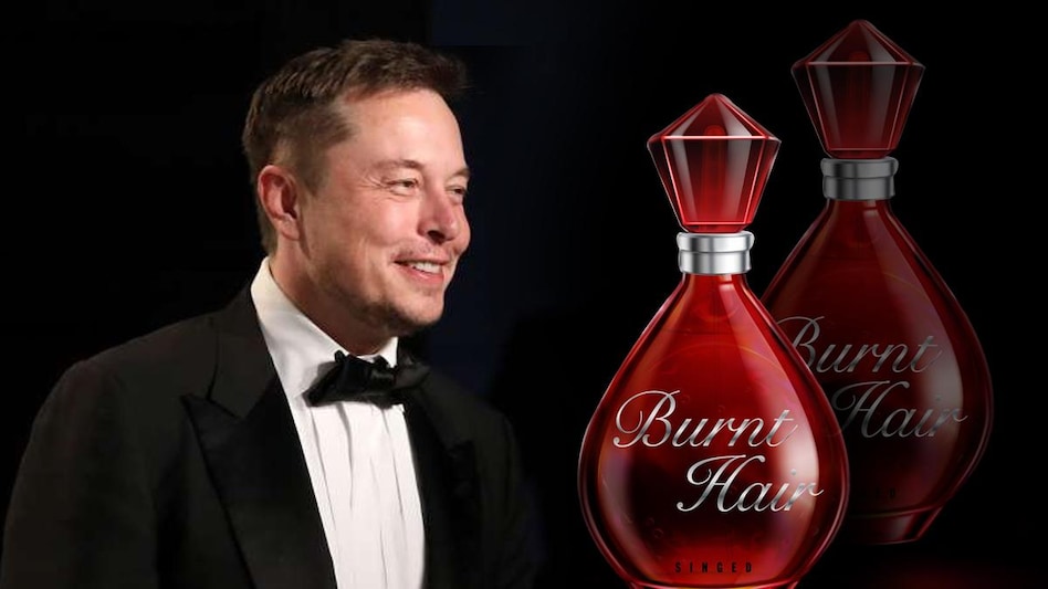 Elon Musk launched Burnt Hair perfume at a cost of almost $100 or Rs 8,400 on October 12. Elon Musk launched Burnt Hair perfume at a cost of almost $100 or Rs 8,400 on October 12.