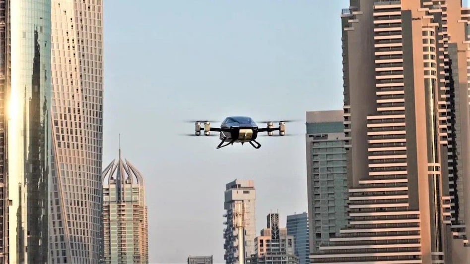 Monday's unmanned, 90-minute test flight in Dubai was described by its manufacturer as an "important base for the next generation of flying cars." Monday's unmanned, 90-minute test flight in Dubai was described by its manufacturer as an "important base for the next generation of flying cars."