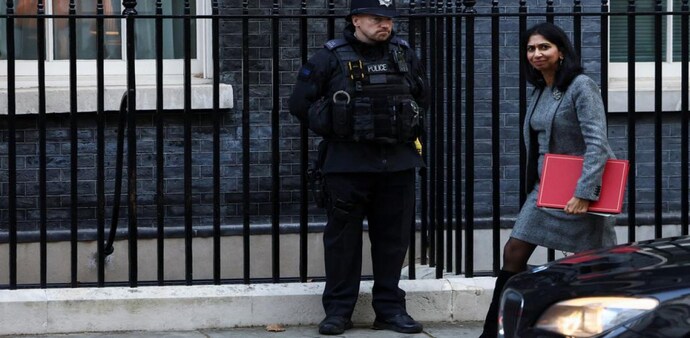UK interior minister Suella Braverman quits over security issue, criticises government (Photo: Reuters) UK interior minister Suella Braverman quits over security issue, criticises government (Photo: Reuters)