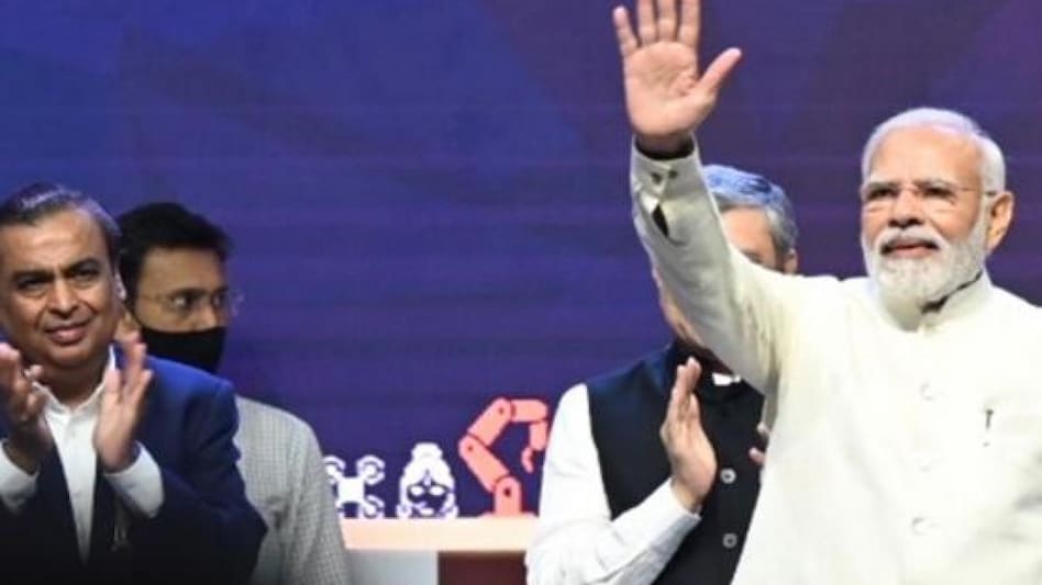 Prime Minister Narendra Modi speaks while inaugurating 5G services in India. Hardik Chhabra/India Today GroupPhoto Prime Minister Narendra Modi speaks while inaugurating 5G services in India. Hardik Chhabra/India Today GroupPhoto