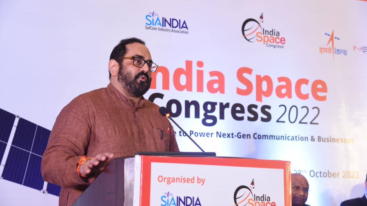 Space, satellite communication critical for India’s dominance in electronics, says minister Rajeev Chandrasekhar Space, satellite communication critical for India’s dominance in electronics, says minister Rajeev Chandrasekhar