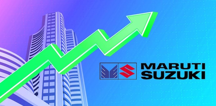 Maruti Suzuki shares have gained 29.48 per cent in a year and risen 28.55 per cent since the beginning of this year. Maruti Suzuki shares have gained 29.48 per cent in a year and risen 28.55 per cent since the beginning of this year.