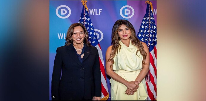 Priyanka Chopra interviews Kamala Harris Priyanka Chopra interviews Kamala Harris