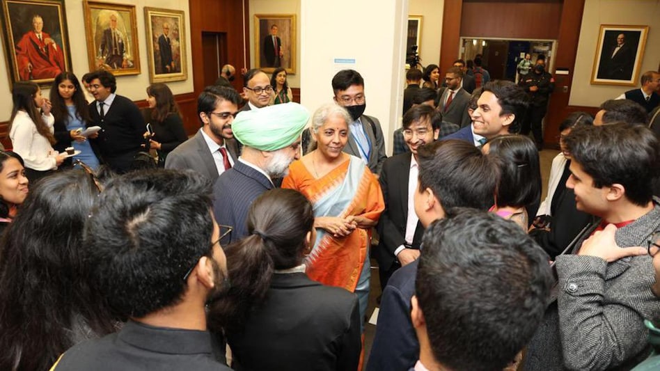 Finance Minister Nirmala Sitharaman was speaking at an interaction with students at the Johns Hopkins School of Advanced International Studies Finance Minister Nirmala Sitharaman was speaking at an interaction with students at the Johns Hopkins School of Advanced International Studies