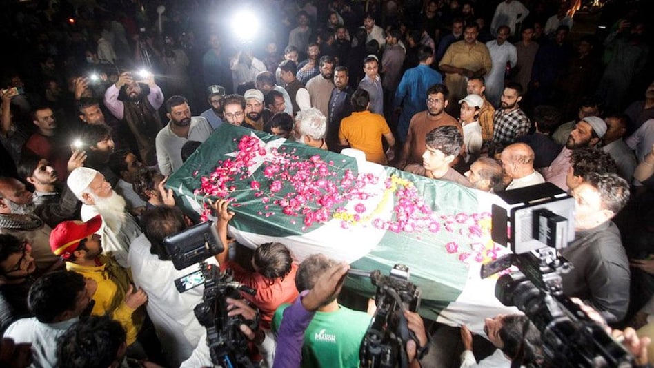 Pakistani journalist crushed by ex-PM Imran Khan's truck during coverage Pakistani journalist crushed by ex-PM Imran Khan's truck during coverage