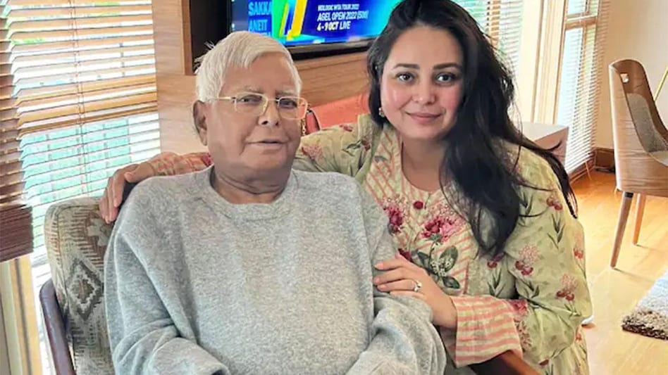 Based in Singapore, Rohini, Lalu's second daughter, had been extremely worried about her father's health condition. Based in Singapore, Rohini, Lalu's second daughter, had been extremely worried about her father's health condition.