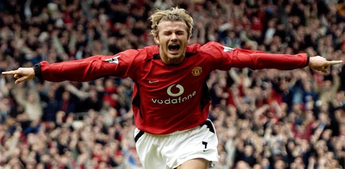 In his 394 games for Man United, David Beckham scored 85 goals. He debuted in 1992. In his 394 games for Man United, David Beckham scored 85 goals. He debuted in 1992.