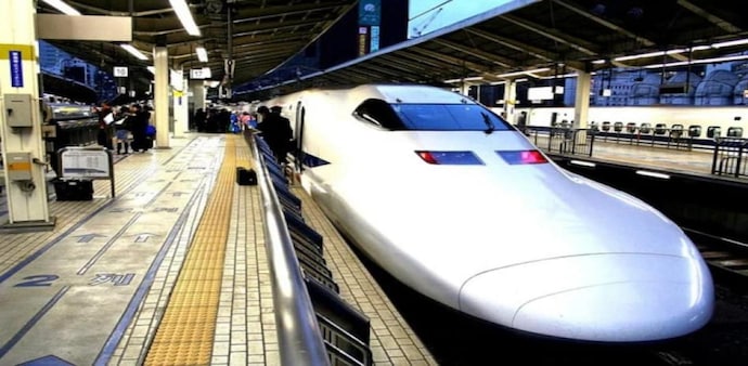 Out of the 508.17 km rail track between Mumbai and Ahmedabad, around 21 km is planned to be underground Out of the 508.17 km rail track between Mumbai and Ahmedabad, around 21 km is planned to be underground