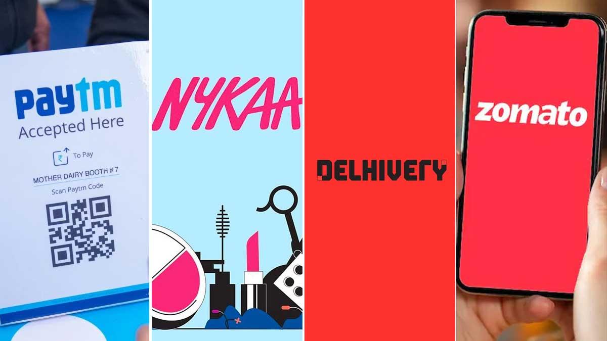 Paytm, Nykaa, Delhivery, Zomato shares on a bumpy ride! Here's the story so far Paytm, Nykaa, Delhivery, Zomato shares on a bumpy ride! Here's the story so far
