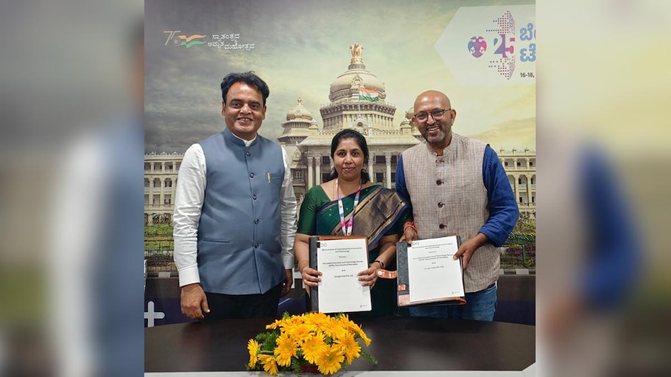 Google has signed a Memorandum of Understanding with the Government of Karnataka to support their vision to promote innovation Google has signed a Memorandum of Understanding with the Government of Karnataka to support their vision to promote innovation