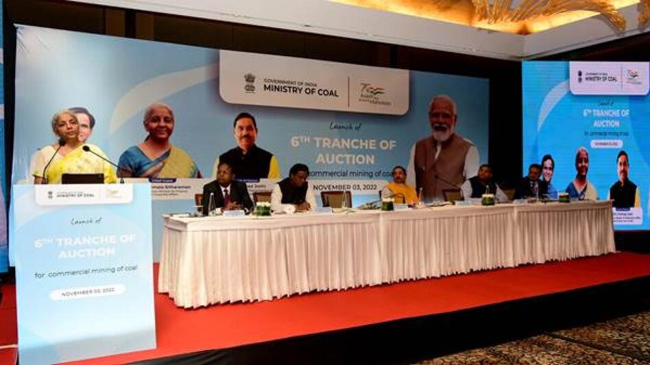 FM Nirmala Sitharaman launches biggest-ever coal mine auction FM Nirmala Sitharaman launches biggest-ever coal mine auction