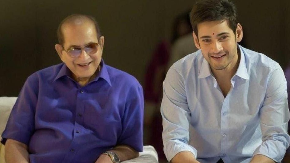 File photo of actor Mahesh Babu with his father Krishna File photo of actor Mahesh Babu with his father Krishna