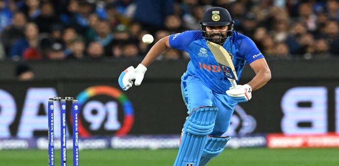 Rohit Sharma tried to play the ramp shot but was unable to do so. Rohit Sharma tried to play the ramp shot but was unable to do so.