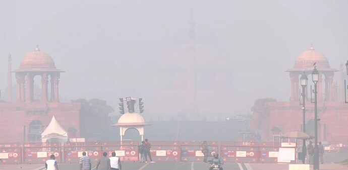 The AQI at Pusa Road, IIT Delhi, IGI Airport Terminal 3, IIT Delhi and Mathura Road stood at 322, 313, 332, 313 and 336 respectively. The AQI at Pusa Road, IIT Delhi, IGI Airport Terminal 3, IIT Delhi and Mathura Road stood at 322, 313, 332, 313 and 336 respectively.