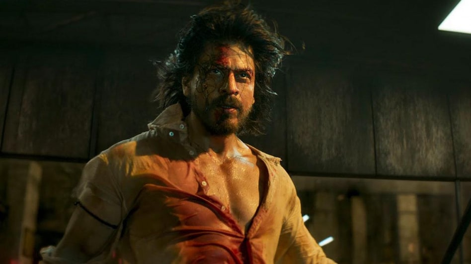 The teaser starts with a montage of action scenes featuring Shah Rukh Khan The teaser starts with a montage of action scenes featuring Shah Rukh Khan