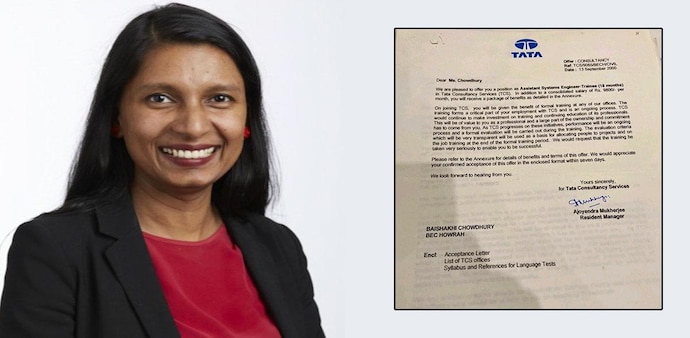 Baishakhi Connor shared her first-ever job offer letter on LinkedIn Baishakhi Connor shared her first-ever job offer letter on LinkedIn