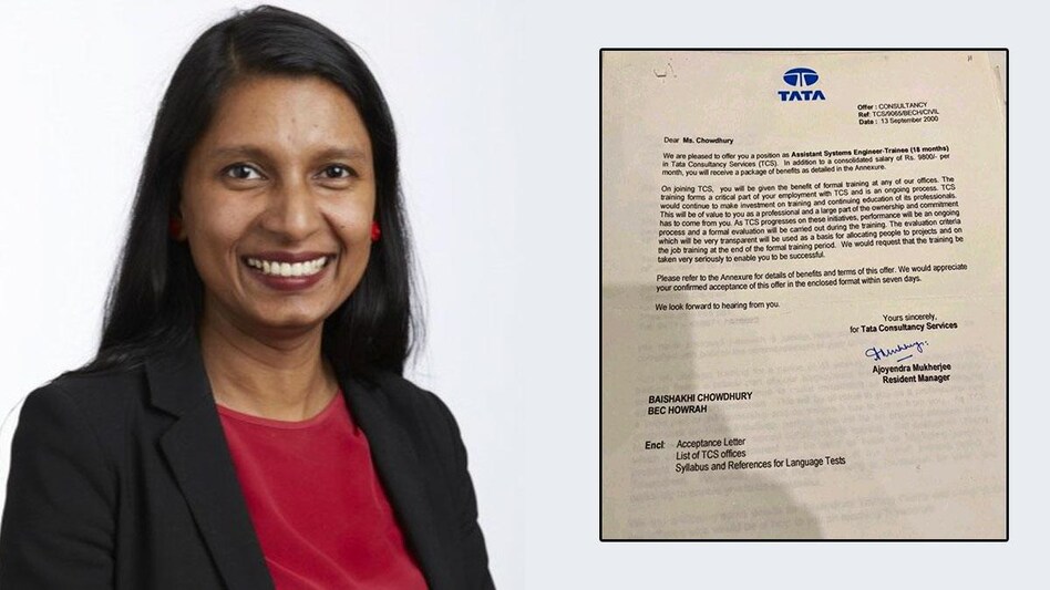 Baishakhi Connor shared her first-ever job offer letter on LinkedIn Baishakhi Connor shared her first-ever job offer letter on LinkedIn