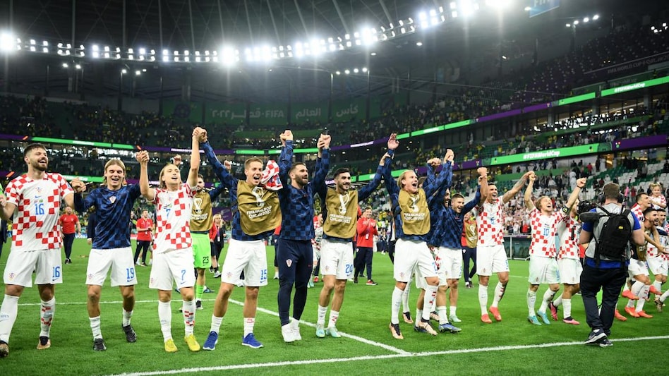Croatia players celebrate after the penalty shootout against Brazil as Croatia progress to the semi finals (Photo: Reuters) Croatia players celebrate after the penalty shootout against Brazil as Croatia progress to the semi finals (Photo: Reuters)