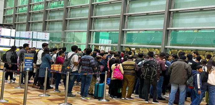 DIAL (Delhi International Airport Limited) group's deputy MD Narayan Rao suggested the chaos was partly due to the rise in the number of passengers post-Covid. DIAL (Delhi International Airport Limited) group's deputy MD Narayan Rao suggested the chaos was partly due to the rise in the number of passengers post-Covid.