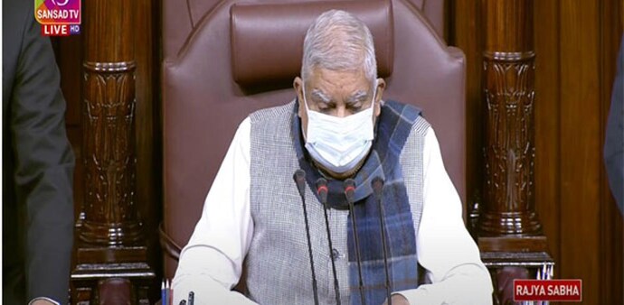 Rajya Sabha Chairman Jagdeep Dhankar during the Parliament session (Photo: ANI) Rajya Sabha Chairman Jagdeep Dhankar during the Parliament session (Photo: ANI)