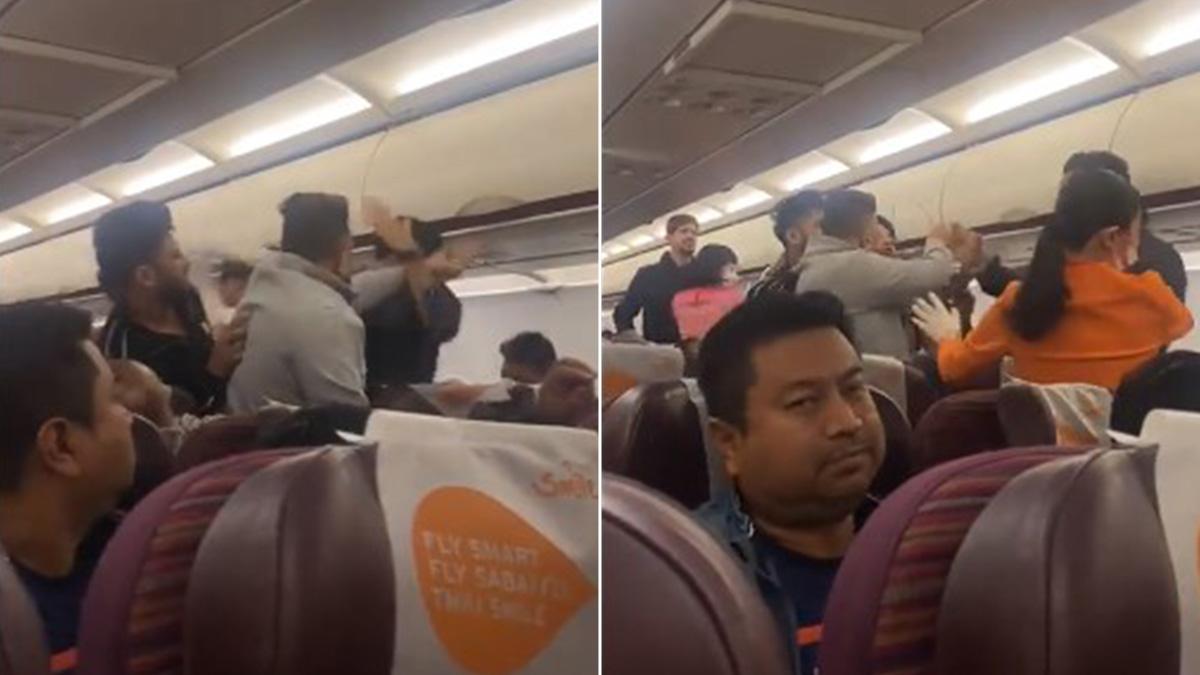 The brawl took place on December 26, according to one of the passengers on the Thai Smile Airways' Bangkok-Kolkata flight. The brawl took place on December 26, according to one of the passengers on the Thai Smile Airways' Bangkok-Kolkata flight.