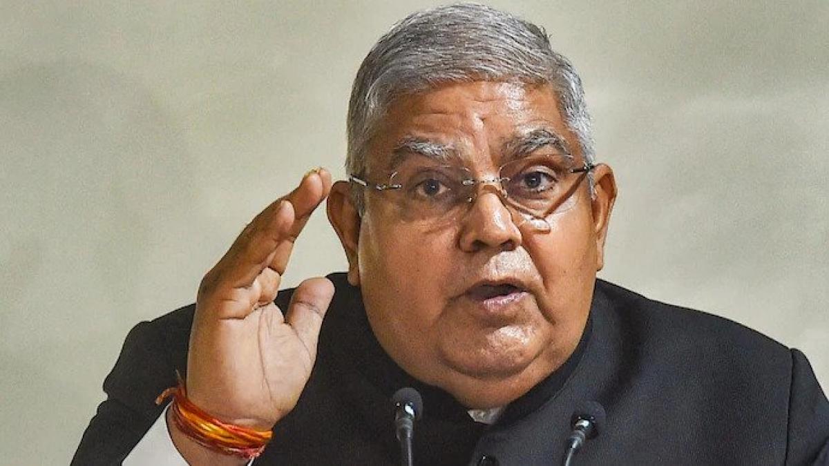 '135 cr people are laughing, we are not children': Vice President Dhankhar criticises Parliament chaos