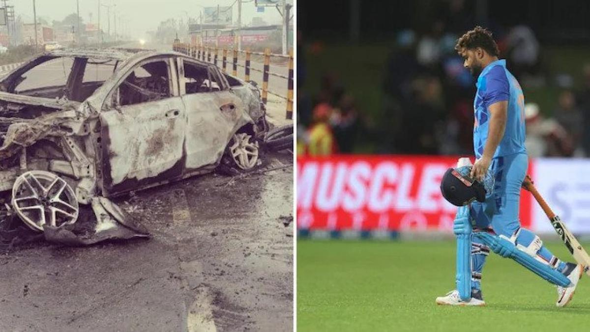 Pant was involved in a horrific car accident on Friday (Courtesy: AFP/India Today photo) Pant was involved in a horrific car accident on Friday (Courtesy: AFP/India Today photo)