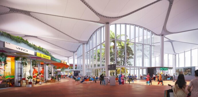 First renders of the inside view of upcoming Jewar airport First renders of the inside view of upcoming Jewar airport