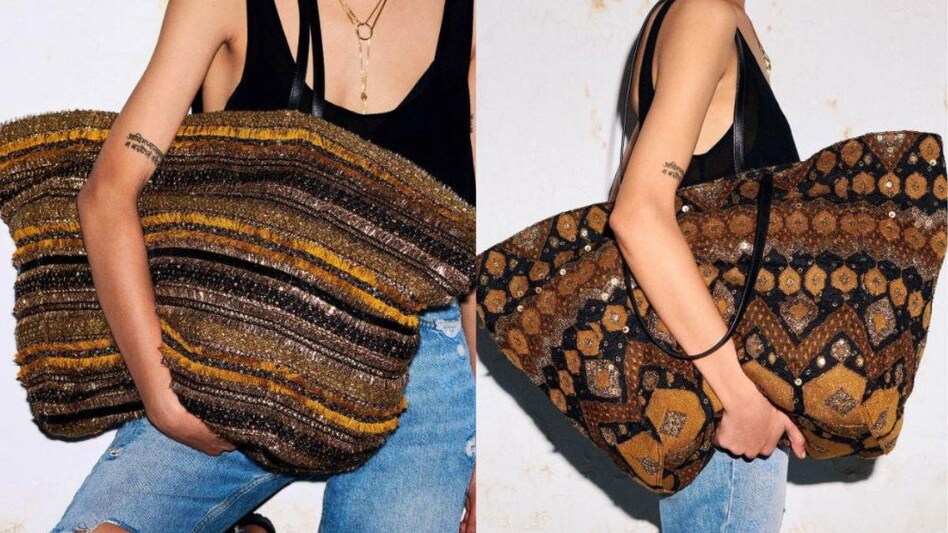 Netizens, who are mostly in awe of the designer's wedding collection, were quick to react on the India Tote collection as they seemed to be unimpressed with the new launch. Netizens, who are mostly in awe of the designer's wedding collection, were quick to react on the India Tote collection as they seemed to be unimpressed with the new launch.