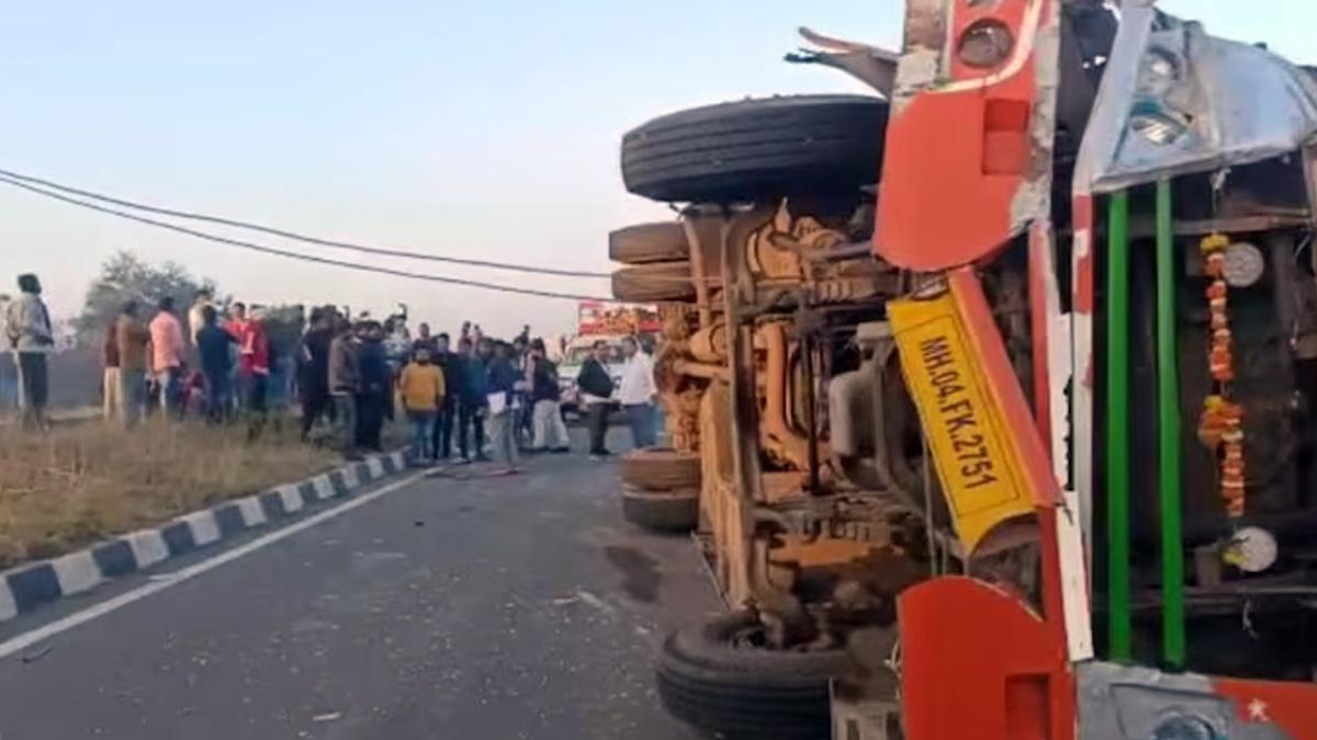 Nashik-Shirdi highway accident: 10 killed, over 30 injured in bus-truck collision in Maharashtra Nashik-Shirdi highway accident: 10 killed, over 30 injured in bus-truck collision in Maharashtra