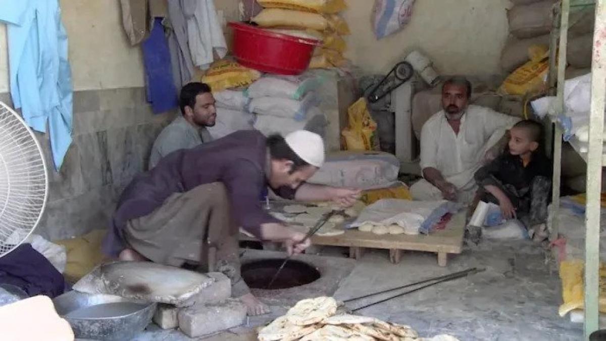 A 10 kg flour bag is being sold at Rs 1,500 per kg in Islamabad and Peshawar. A 10 kg flour bag is being sold at Rs 1,500 per kg in Islamabad and Peshawar.