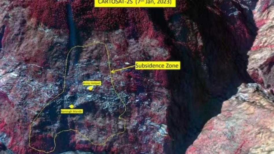 Land subsidence is posing a serious problem for Joshimath Land subsidence is posing a serious problem for Joshimath