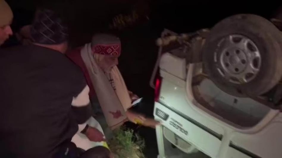 The Minister took to Twitter to share the video of moments after the accident The Minister took to Twitter to share the video of moments after the accident