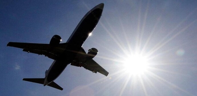 The flight was scheduled to land at the Dabolim airport in South Goa at 4.15 am, a senior police official said The flight was scheduled to land at the Dabolim airport in South Goa at 4.15 am, a senior police official said
