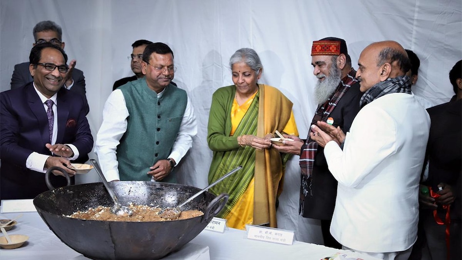 The final stage of the Budget preparation process for Union Budget 2023-24 commenced with the Halwa ceremony The final stage of the Budget preparation process for Union Budget 2023-24 commenced with the Halwa ceremony