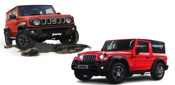 Maruti Suzuki Jimny vs Mahindra Thar bookings Maruti Suzuki Jimny vs Mahindra Thar bookings