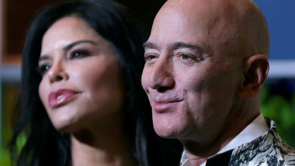 Lauren Sanchez with Amazon founder Jeff Bezos Lauren Sanchez with Amazon founder Jeff Bezos