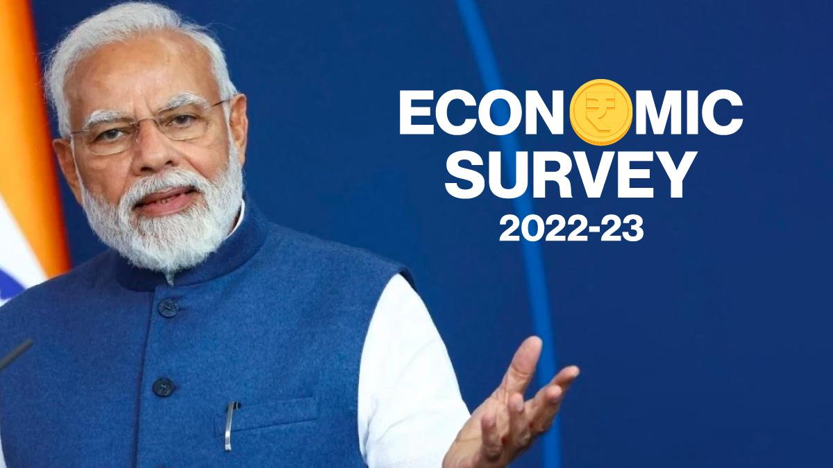 The State of the Economy 2022-23 survey said the overshoot of inflation above the upper end of the target range in India was one of the lowest in the world. The State of the Economy 2022-23 survey said the overshoot of inflation above the upper end of the target range in India was one of the lowest in the world.