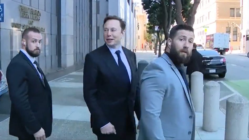 Elon Musk leaving the securities fraud trial in San Francisco earlier this week. Elon Musk leaving the securities fraud trial in San Francisco earlier this week.