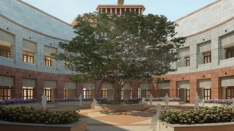 The new Parliament building is part of the redevelopment of the Central Vista, the nation's power corridor The new Parliament building is part of the redevelopment of the Central Vista, the nation's power corridor