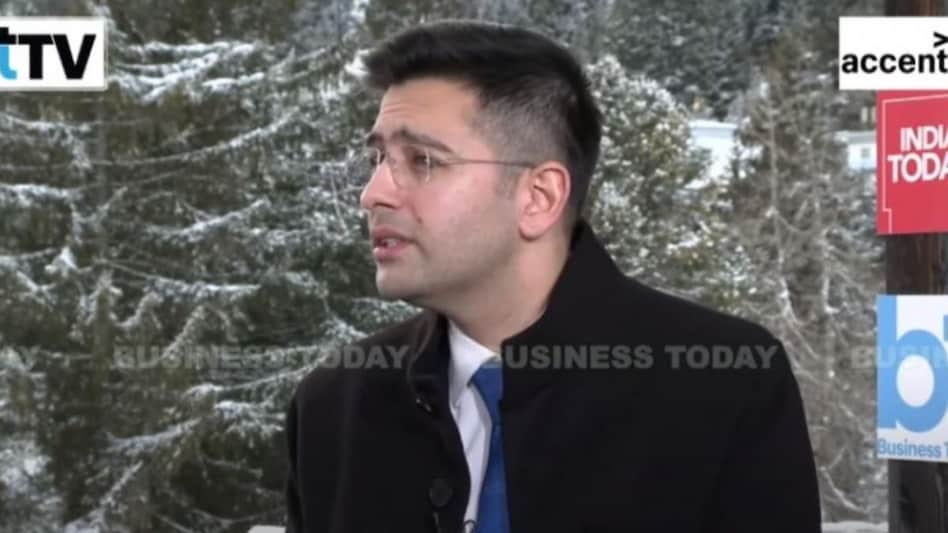 Davos 2023: Rajya Sabha MP and AAP leader Raghav Chadha was in conversation with India Today's Rahul Kanwal Davos 2023: Rajya Sabha MP and AAP leader Raghav Chadha was in conversation with India Today's Rahul Kanwal