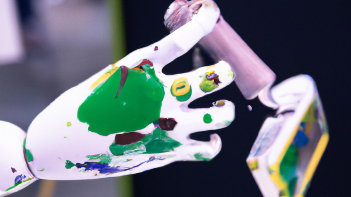 The AI tool uses machine learning algorithms to analyze a photo and generate an AI-generated artwork that is based on the original photo but contains unique elements. The AI tool uses machine learning algorithms to analyze a photo and generate an AI-generated artwork that is based on the original photo but contains unique elements.