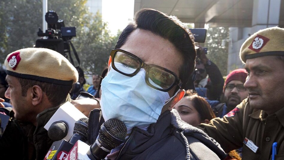 Shankar Mishra was arrested by Delhi Police on January 6 Shankar Mishra was arrested by Delhi Police on January 6