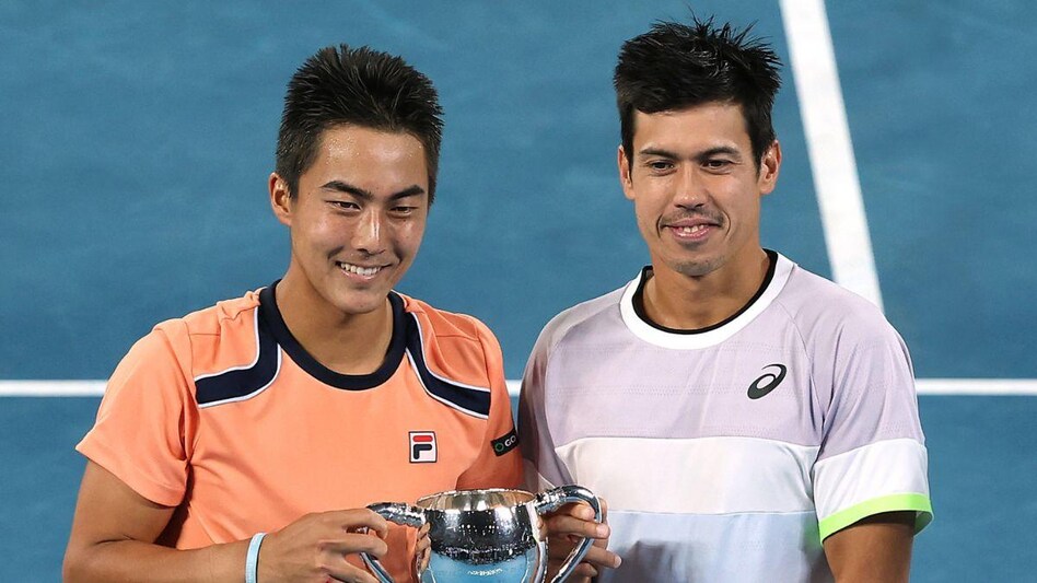 Kubler, who has battled knee injuries, said Hijikata approached him about playing together. (Image: Australian Open Twitter) Kubler, who has battled knee injuries, said Hijikata approached him about playing together. (Image: Australian Open Twitter)