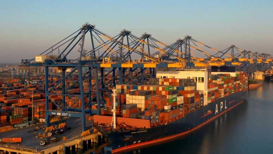 Adani Ports plunged about 5 per cent to Rs 725, whereas Adani Enterprises plunged 3 per cent to Rs 3357.10 on Wednesday. Adani Ports plunged about 5 per cent to Rs 725, whereas Adani Enterprises plunged 3 per cent to Rs 3357.10 on Wednesday.