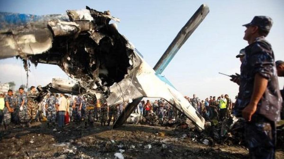 The site where the plane crashed in Nepal (Source: Local Media) The site where the plane crashed in Nepal (Source: Local Media)