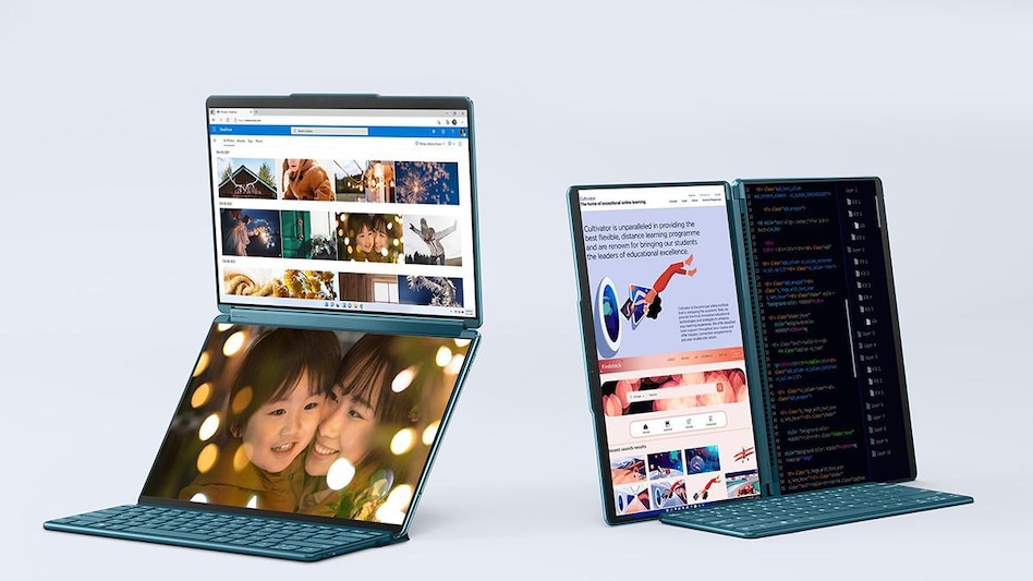 The YogaBook 9i pricing is expected to be around the $2,000 (Rs 1,65,000) mark. The YogaBook 9i pricing is expected to be around the $2,000 (Rs 1,65,000) mark.